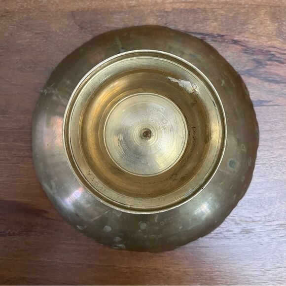 VTG Brass Footed Bowl - Picture 3 of 7